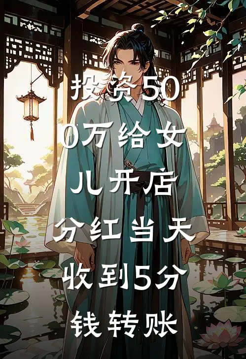 投资500万给女儿开店，分红当天收到5分钱转账
