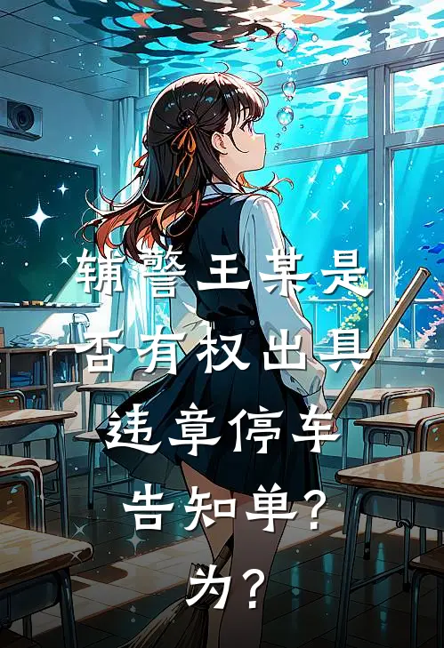 辅警王某是否有权出具违章停车告知单?为?