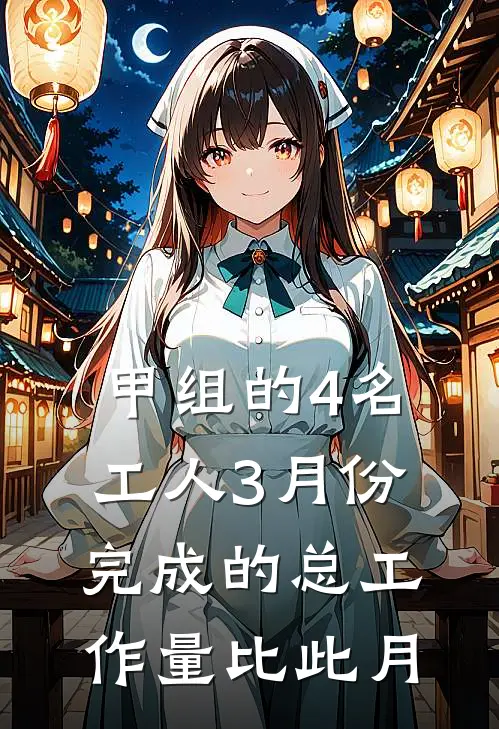 甲组的4名工人3月份完成的总工作量比此月